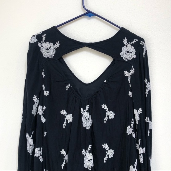 Free People Open Back Floral Dress - Picture 4 of 4